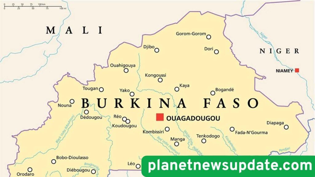 Burkina Faso Political Map