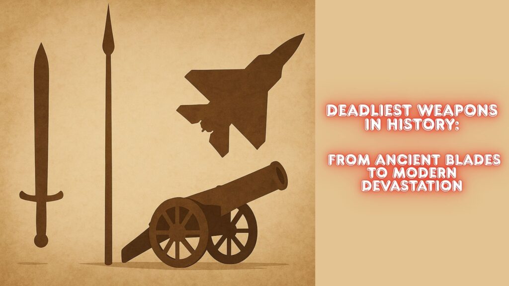 Deadliest Weapons in History: From Ancient Blades to Modern Devastation