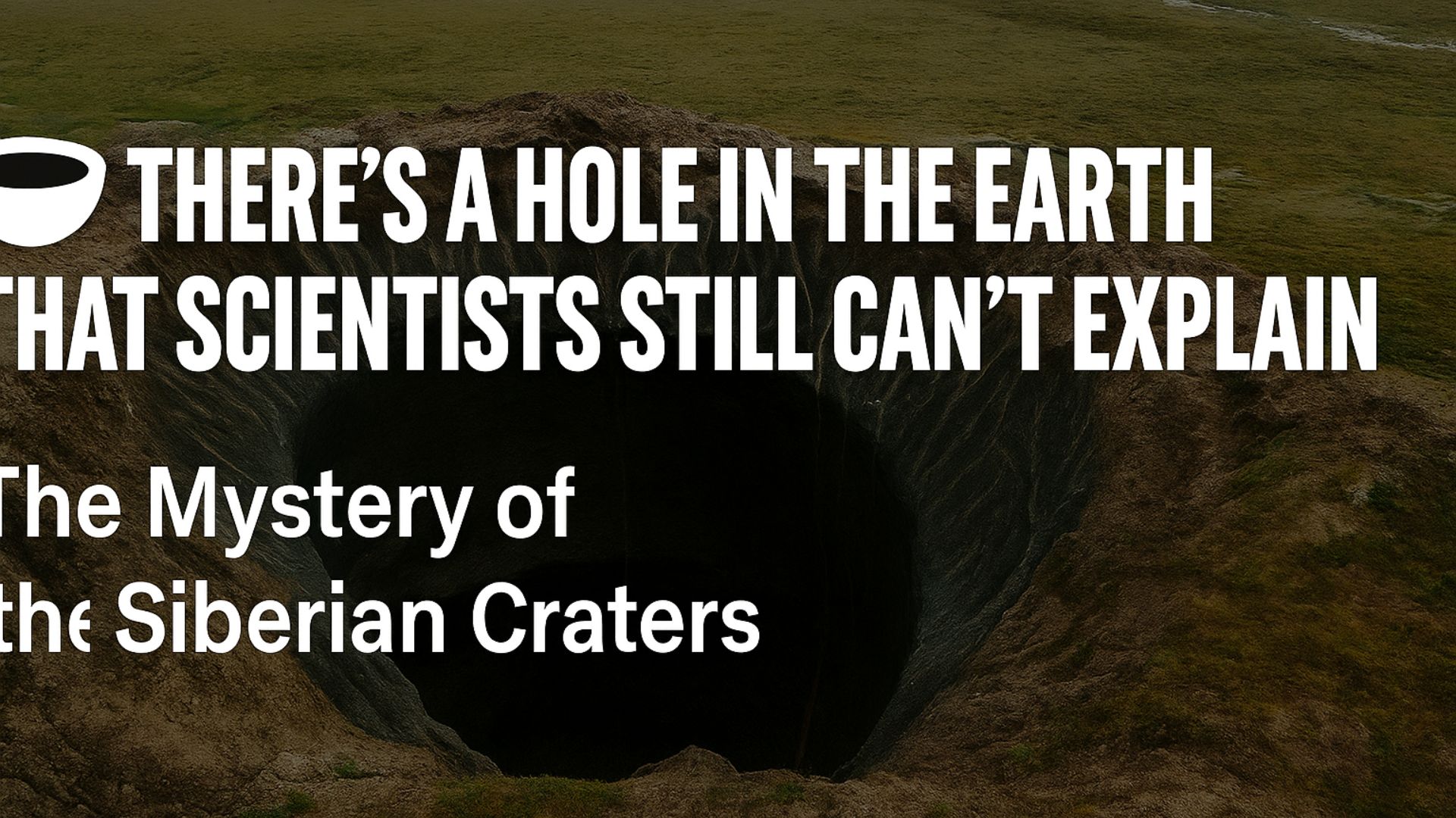 🕳️ “There's a Hole in the Earth That Scientists Still Can't Explain” — The Mystery of the Siberian Craters