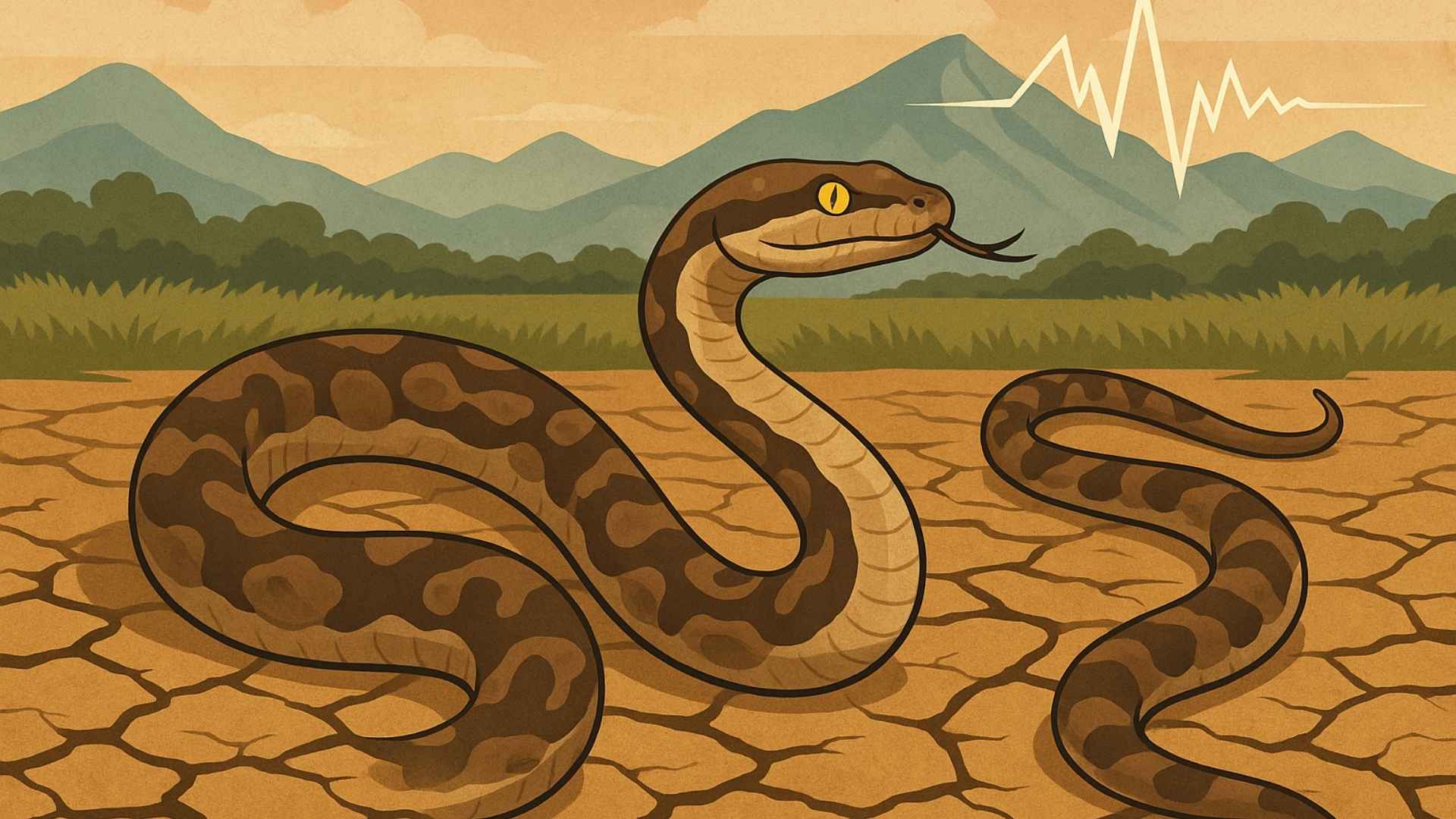 snakes can sense earthquakes