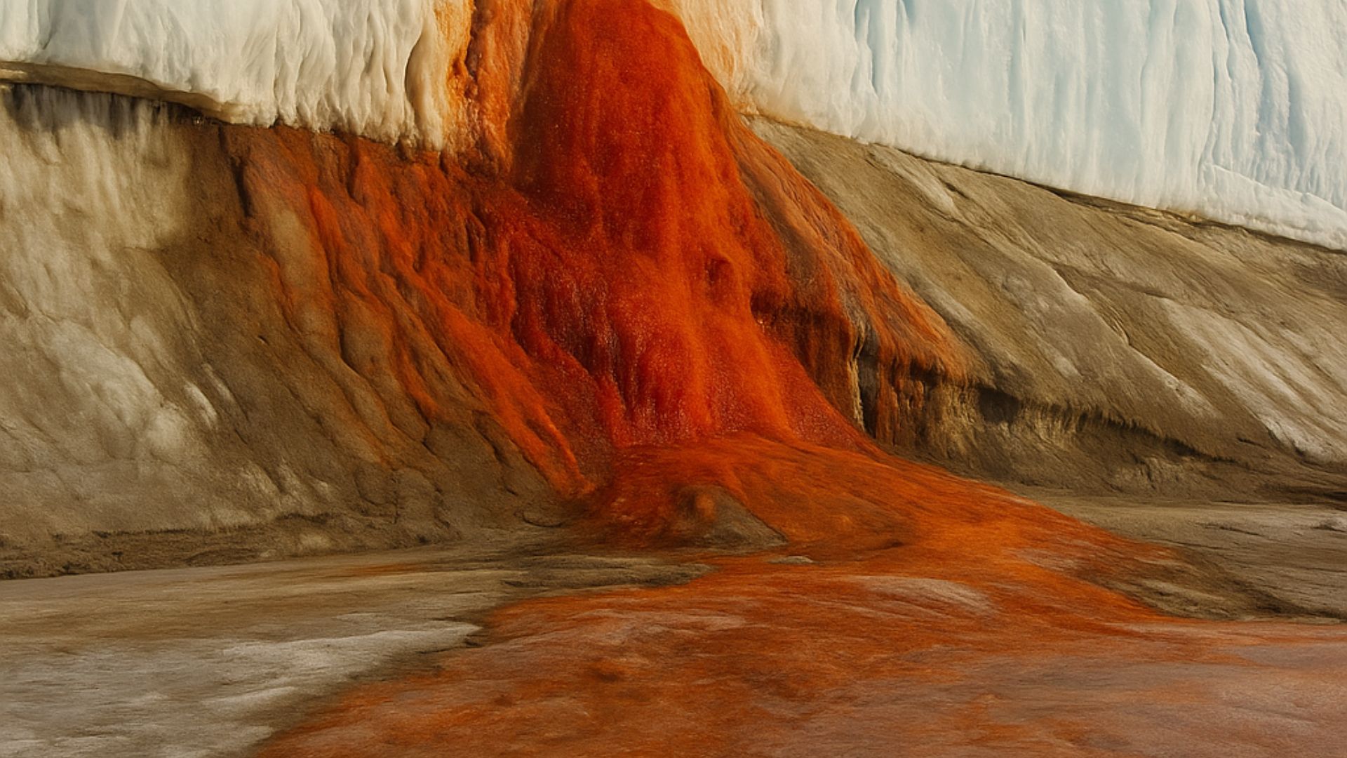 Blood Falls in Antarctica