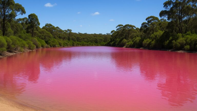 lake that changes colors without any chemicals