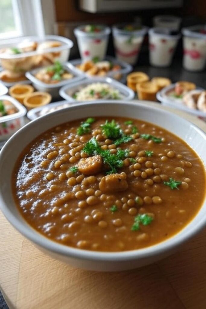Lentil and Chicken Stew