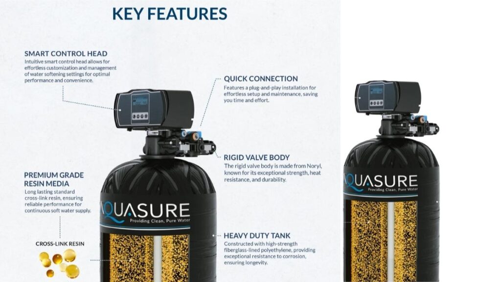 Aquasure Harmony Series 48,000 Grain Whole House Water Softener
