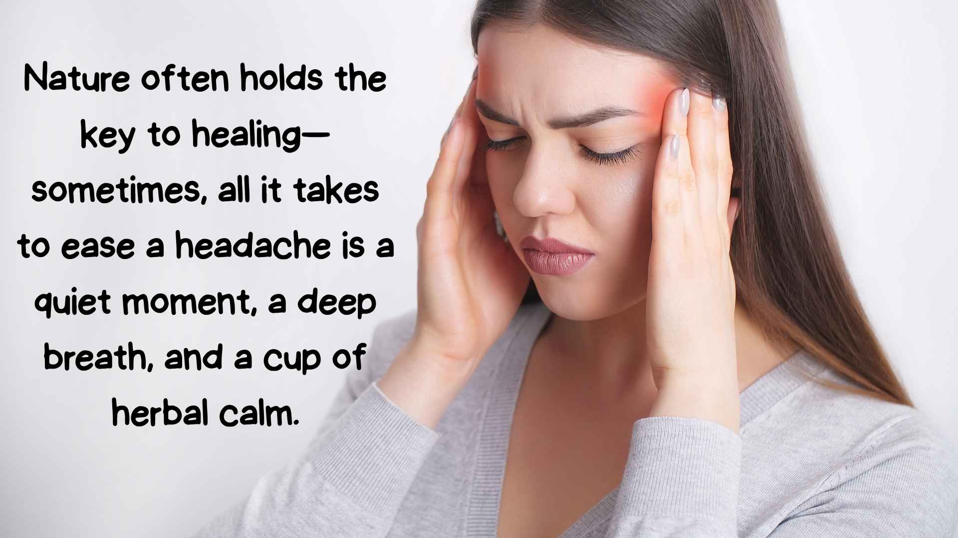 Remedies for headache