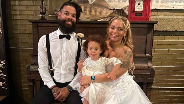 Damon Darling with wife