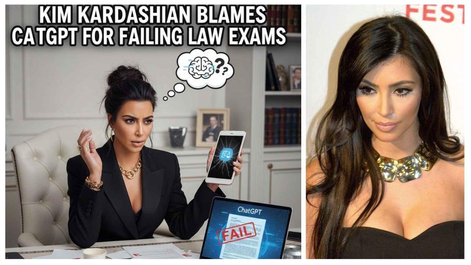 Kim Kardashian Blames ChatGPT for Failing Law Exams