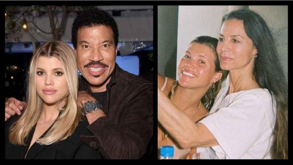 Sofia Richie with Lionel Richie and
Diane Alexander