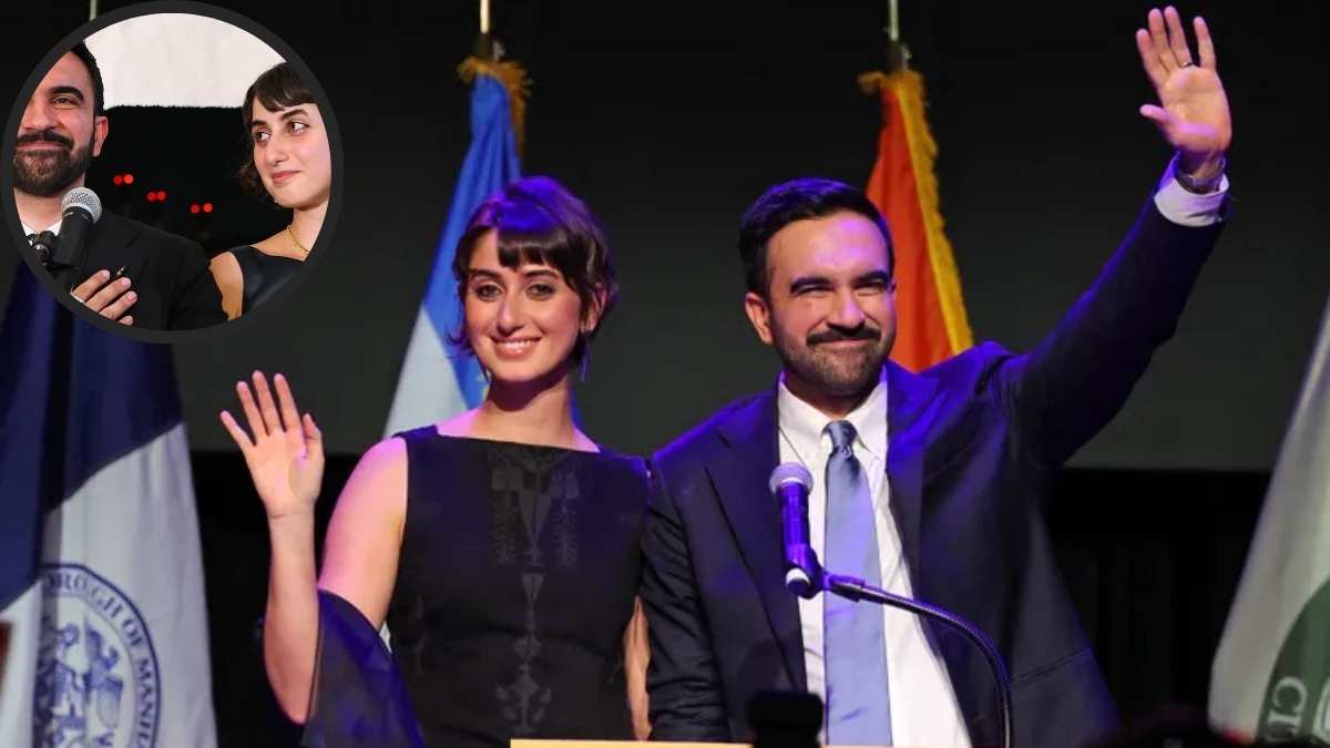 Zohran Mamdani and wife