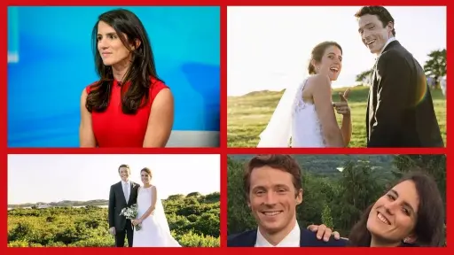 Tatiana Schlossberg with husband