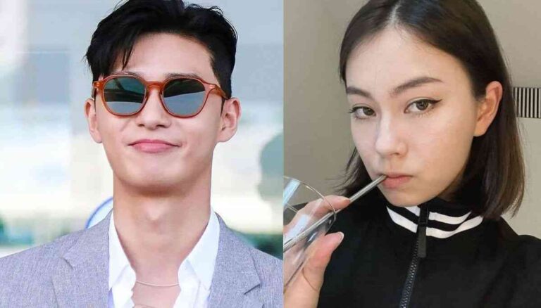 Lauren Tsai and Park Seo Joon