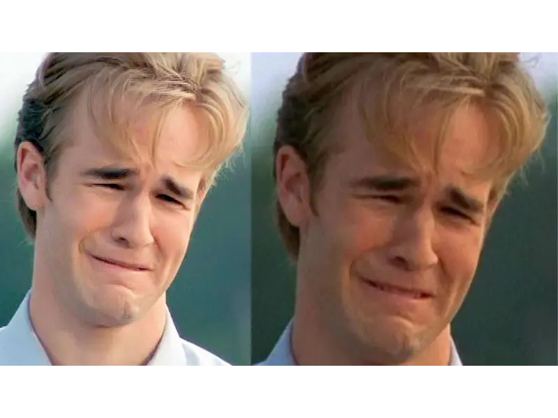 James Van Der Beek crying meme