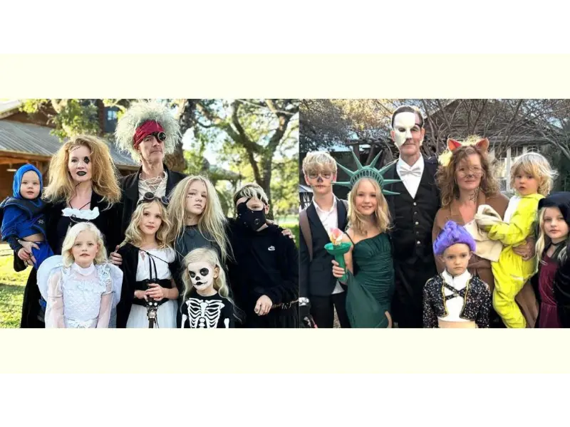 James Van Der Beek celebrate Halloween in 2025