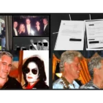 Jeffrey Epstein with Bill Clinton and Michael Jackson