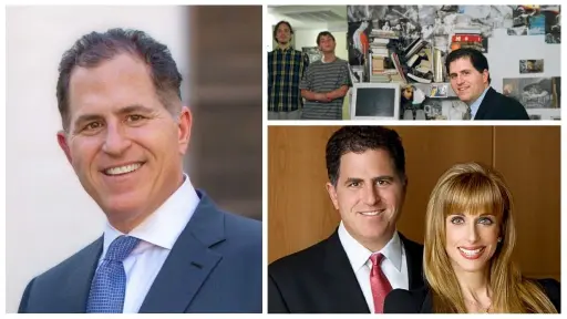 Michael Dell with his wife Susan Dell