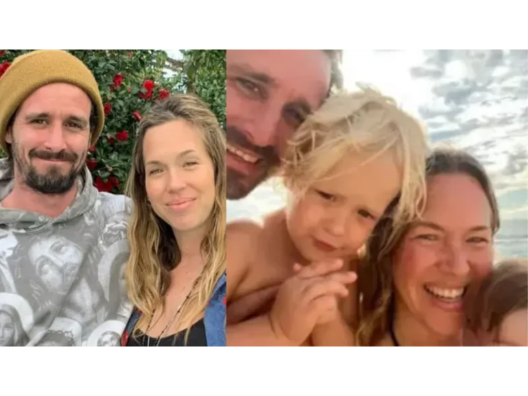 James Ransone with wife and kids