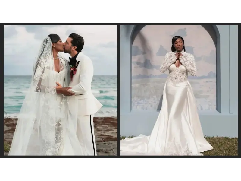 Venus Williams Double Wedding to Andrea Preti 2025