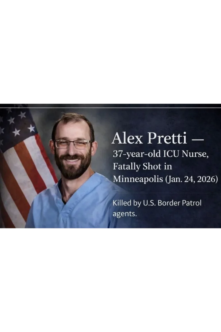Alex Pretti, 37-year-old ICU nurse, killed by Border Patrol in Minneapolis Jan 24, 2026