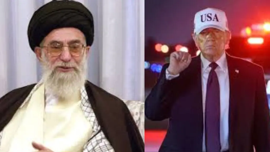 Ayatollah Ali Khamenei and Trump
