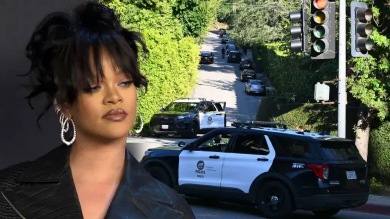 Fire on Rihanna's Beverly Hills Mansion