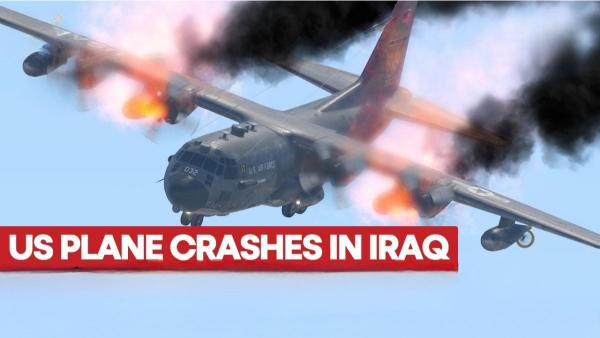US Military Plane KC-135 Crashes In Iraq