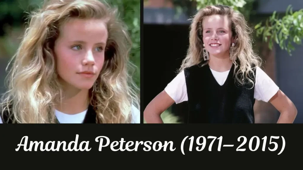Amanda Peterson (1971–2015)