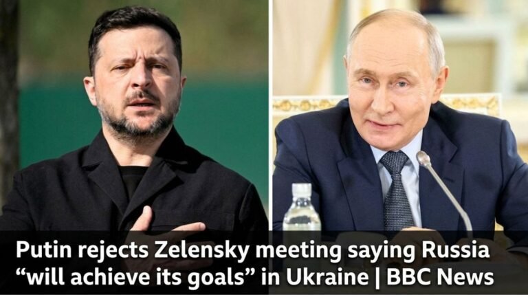 Putin Says Zelensky’s Letter Was “Rude” and Explains Why He Sees No Point in a Meeting